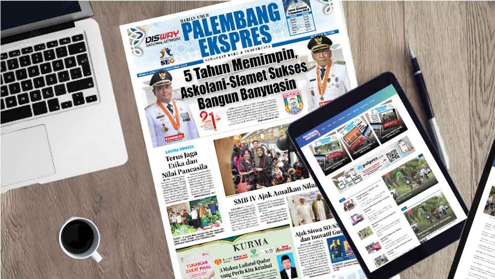 Baca Palembang Ekspres Senin Edisi 10 April 2023