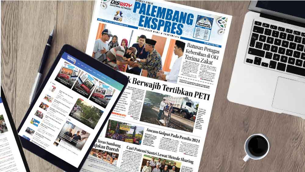 Baca Palembang Ekspres Senin Edisi 17 April 2023