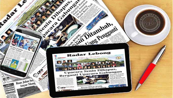 Koran Hybrid Pertama di Indonesia Baca Radar Lebong, Edisi Selasa 18 Juli 2023