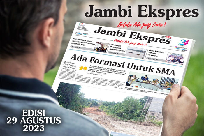 Koran Jambi Ekspres Edisi, Selasa 29 Agustus 2023