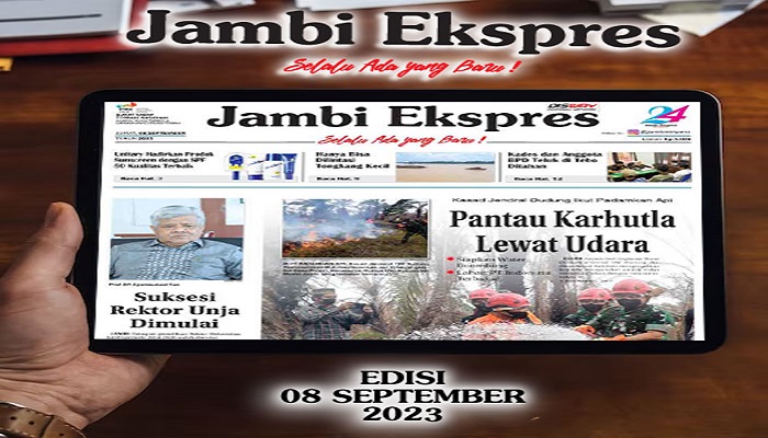 Koran Jambi Ekspres Edisi, Jum’at 08 September 2023