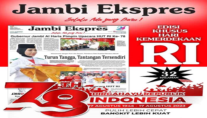 Koran Jambi Ekspres Edisi, Jum’At 18 Agustus 2023