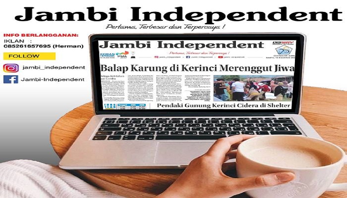 Koran Jambi Independent Edisi, Sabtu 19 Agustus 2023