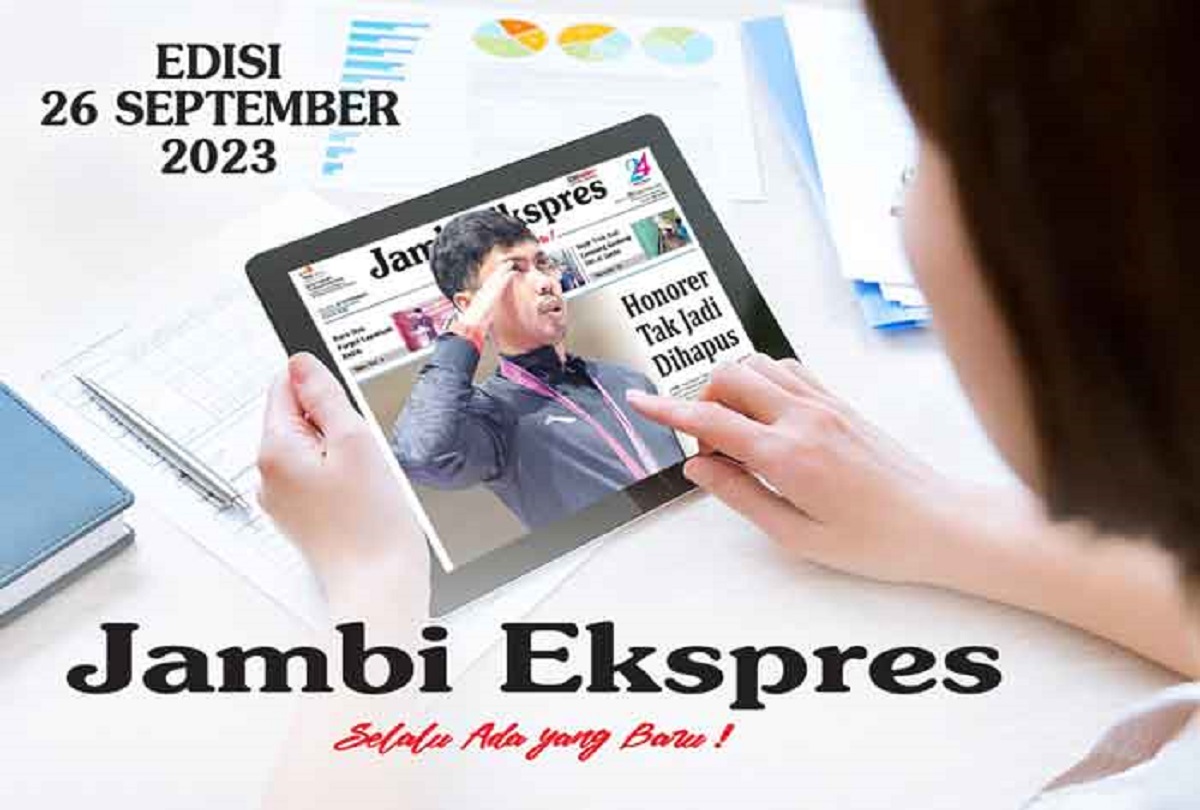 Koran Jambi Ekspres  Edisi Selasa 26 September 2023