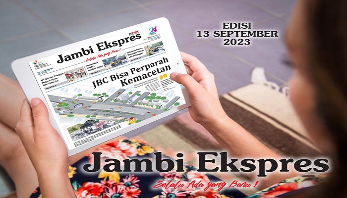 Koran Jambi Ekspres Edisi, Rabu 13 September 2023