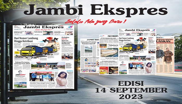 Koran Jambi Ekspres Edisi Kamis, 14 September 2023