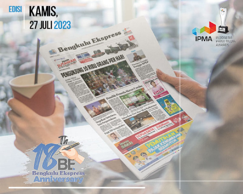Koran Bengkulu Ekspress Edisi, Kamis 27 Juli 2023