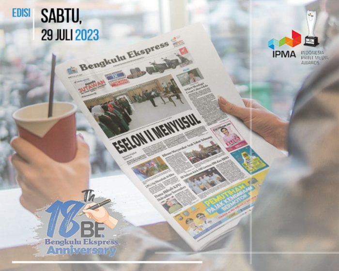 Koran Bengkulu Ekspress Edisi, Sabtu 29 Juli 2023