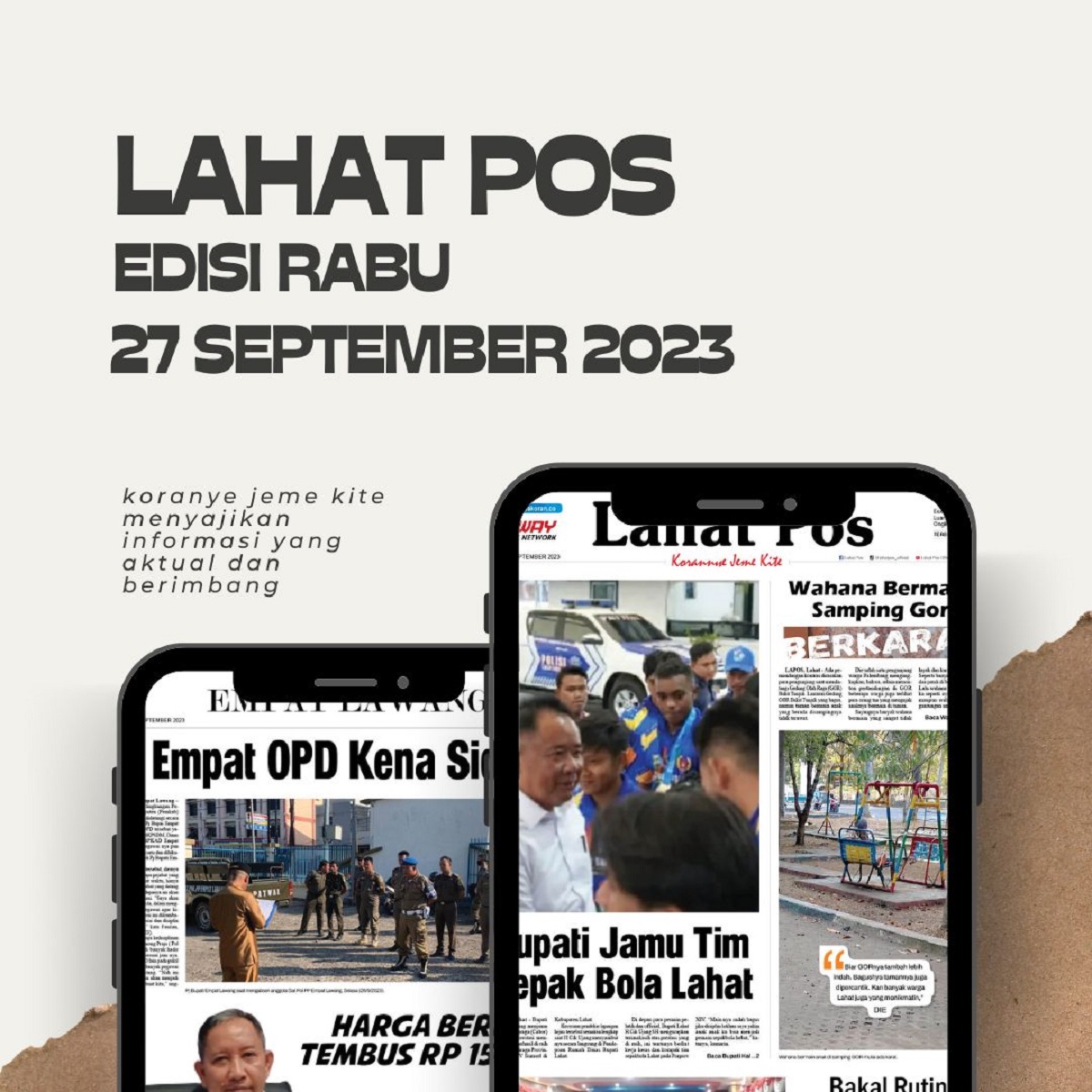 Koran Lahat Pos Edisi Rabu 27 September 2023
