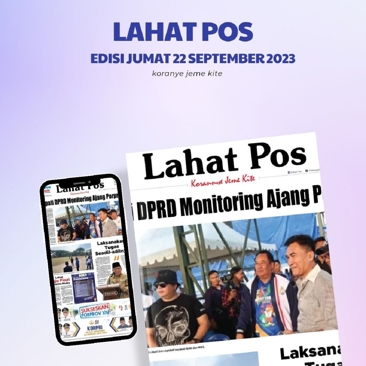 Koran Lahat Pos Edisi Jumat 22 September 2023