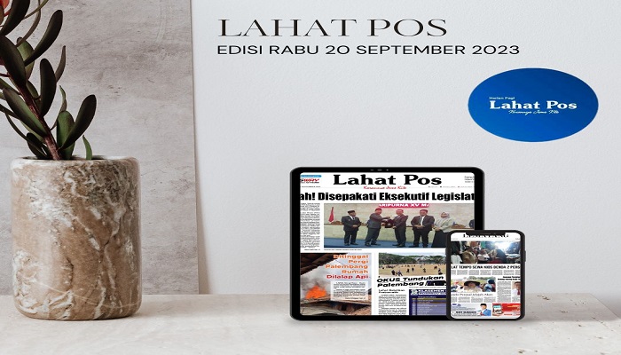 Koran Lahat Pos Edisi Rabu 20 September 2023
