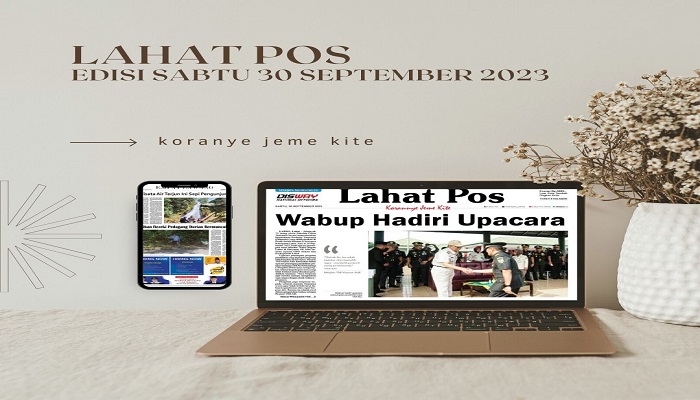 Koran Lahat Pos, Edisi Sabtu 30 September 2023