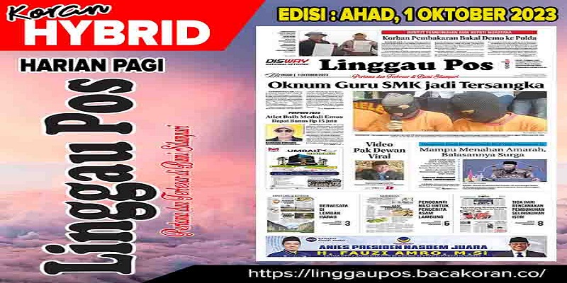 Koran Linggau Pos, Edisi Minggu 01 Oktober 2023