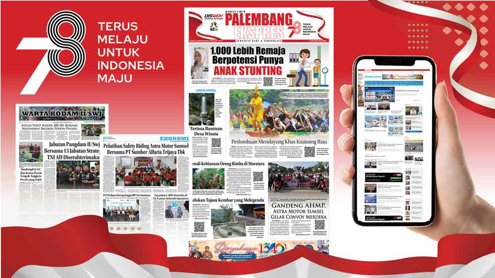 Koran Palembang Ekspres Edisi, Rabu 23 Agustus 2023