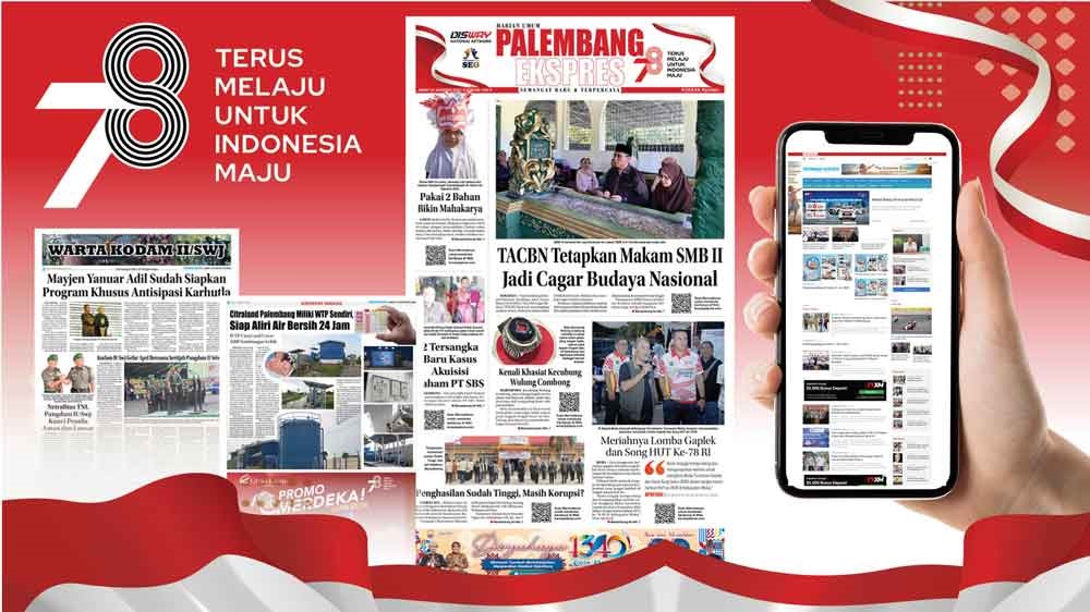 Koran Palembang Ekspres Edisi, Jum’At 25 Agustus 2023