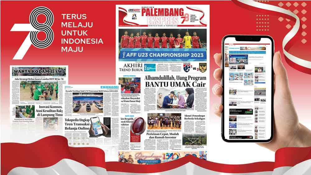 Koran Palembang Ekspres Edisi, Sabtu 26 Agustus 2023