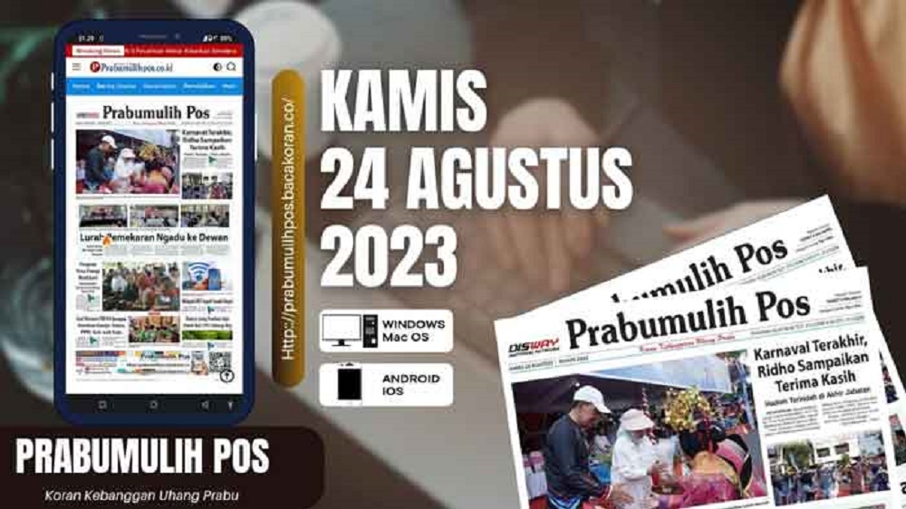Koran Prabumulih Pos Edisi, Kamis 24 Agustus 2023