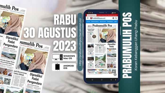 Koran Prabumulih Pos Edisi Senin 18  September 2023