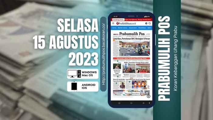 Koran Prabumulih Pos Edisi, Selasa 05 September 2023
