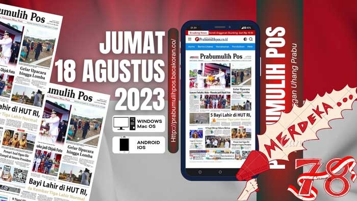 Koran Prabumulih Pos Edisi, Jum’At 18 Agustus 2023