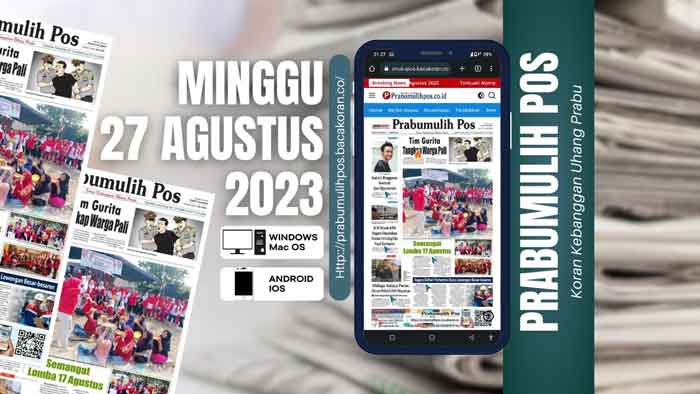 Koran Prabumulih Pos Edisi, Senin 11  September 2023