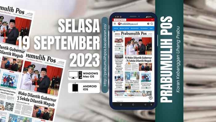 Koran Prabumulih Pos Edisi Selasa 19 September 2023