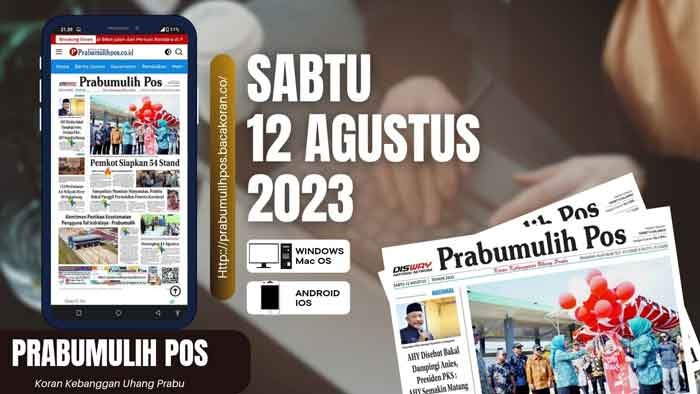 Koran Prabumulih Pos Edisi, Kamis 07 September 2023