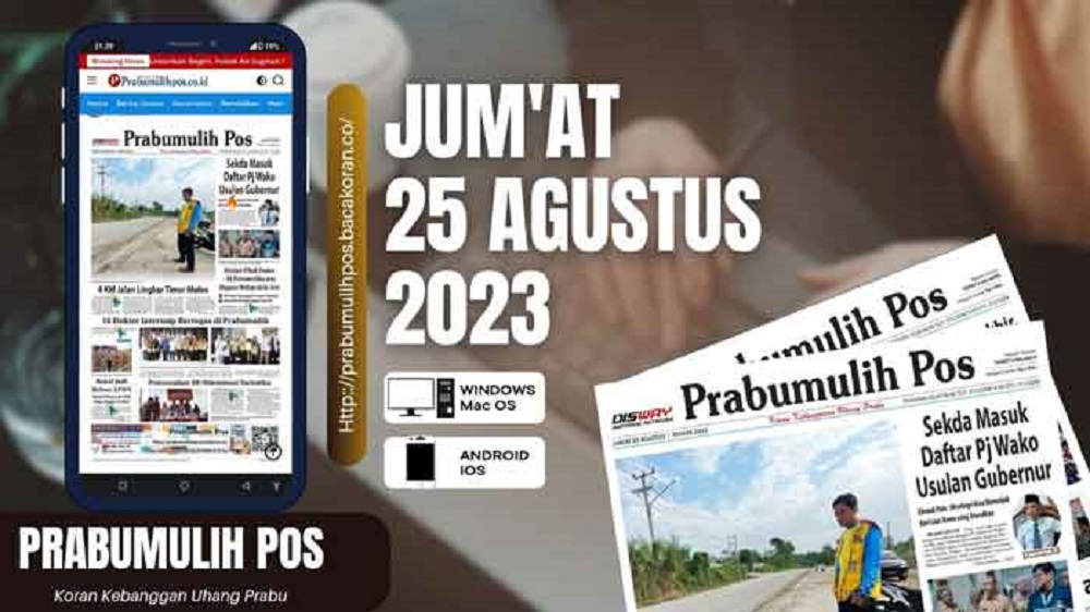 Koran Prabumulih Pos Edisi, Jum’At 25 Agustus 2023 