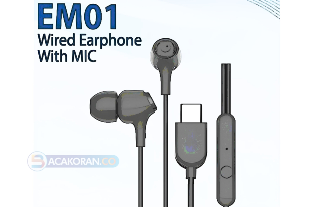 Earphone Blaupunkt EM01 Type-C dengan Microfon, Cuma Segini Harganya