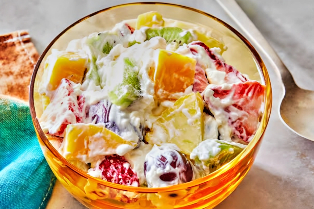 Menu Sehat Ekonomis: Resep Cream Salad tanpa Yoghurt Rasa Creamy, Bisa Jadi Ide Jualan Momski