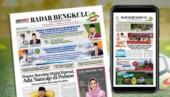 Koran Hybrid Pertama di Indonesia Baca RADAR BENGKULU EDISI JUMAT 23 JUNI 2023