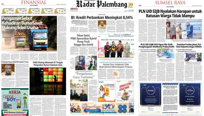 Koran Radar Palembang Edisi, Selasa 05 September 2023
