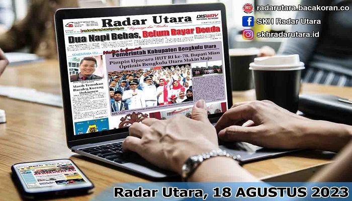 Koran Radar Utara Edisi, Jum’At 18 Agustus 2023