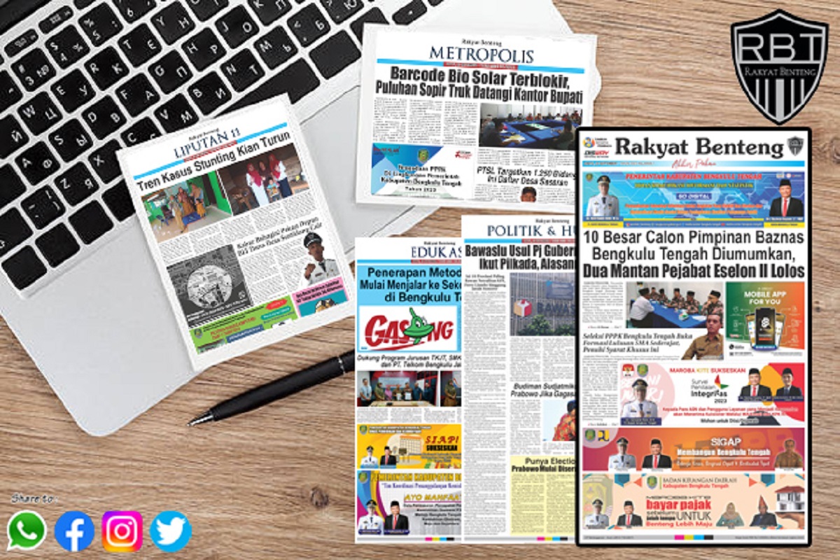 Koran Rakyat Benteng Edisi Sabtu 23 September 2023