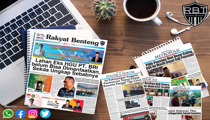 Koran Rakyat Benteng Edisi, Senin 11  September 2023