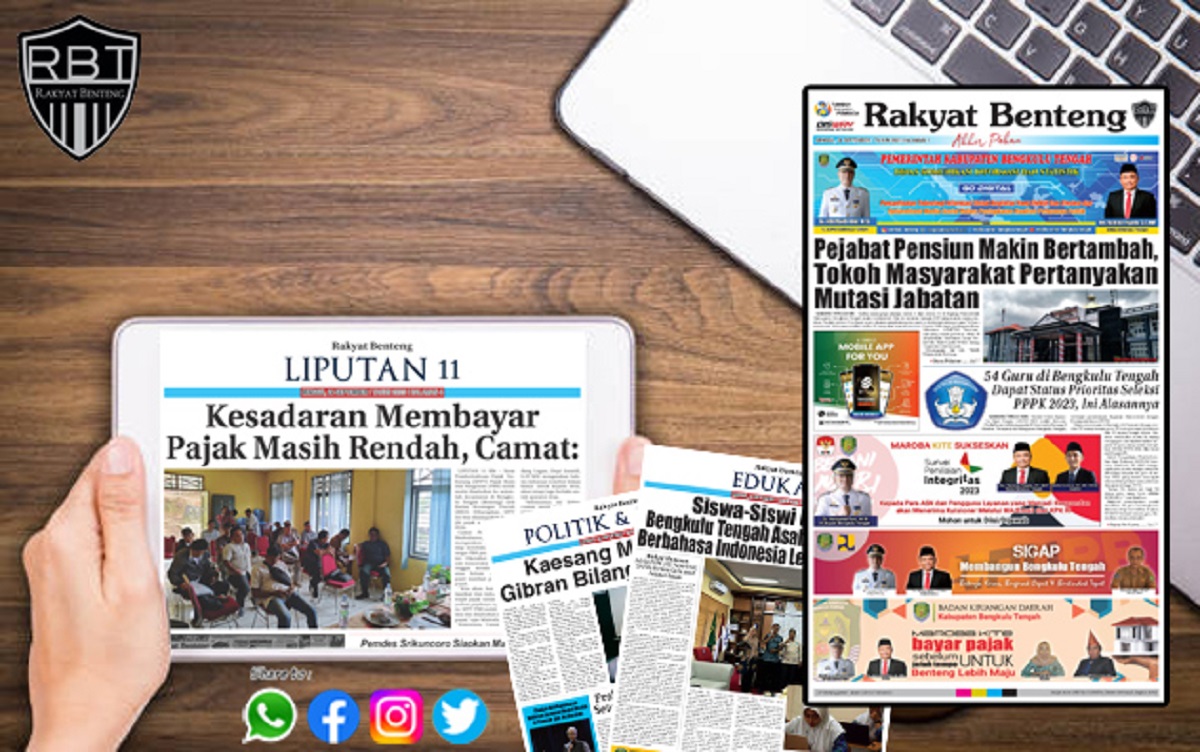 Koran Rakyat Benteng  Edisi Senin 25 September 2023