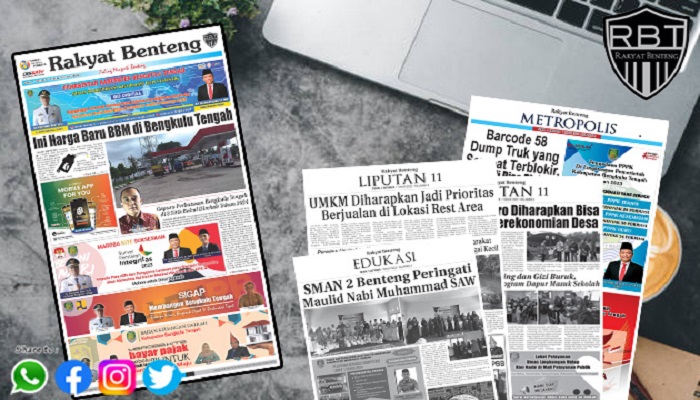 Koran Rakyat Benteng, Edisi Senin 02 Oktober 2023