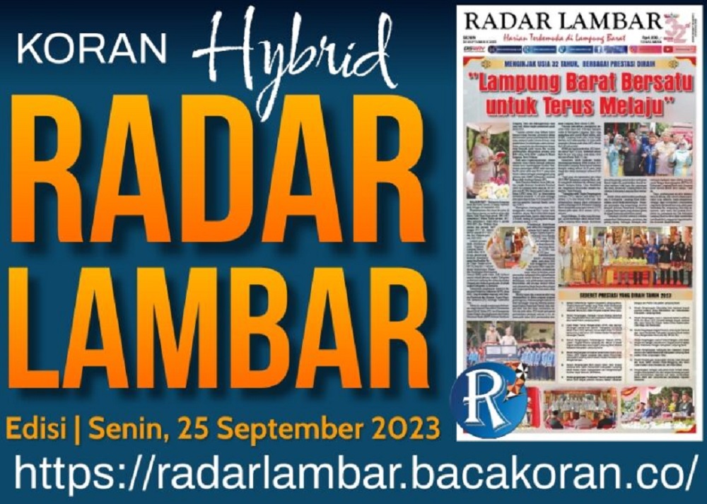 Koran Radar Lambar Edisi Senin 25 September 2023