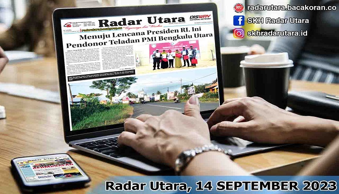 Koran Radar Utara Edisi Kamis, 14 September 2023