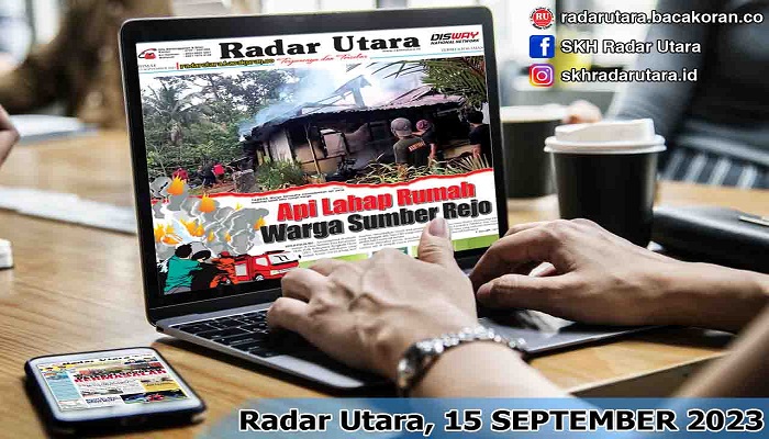 Koran Radar Utara Edisi Jum’at, 15 September 2023