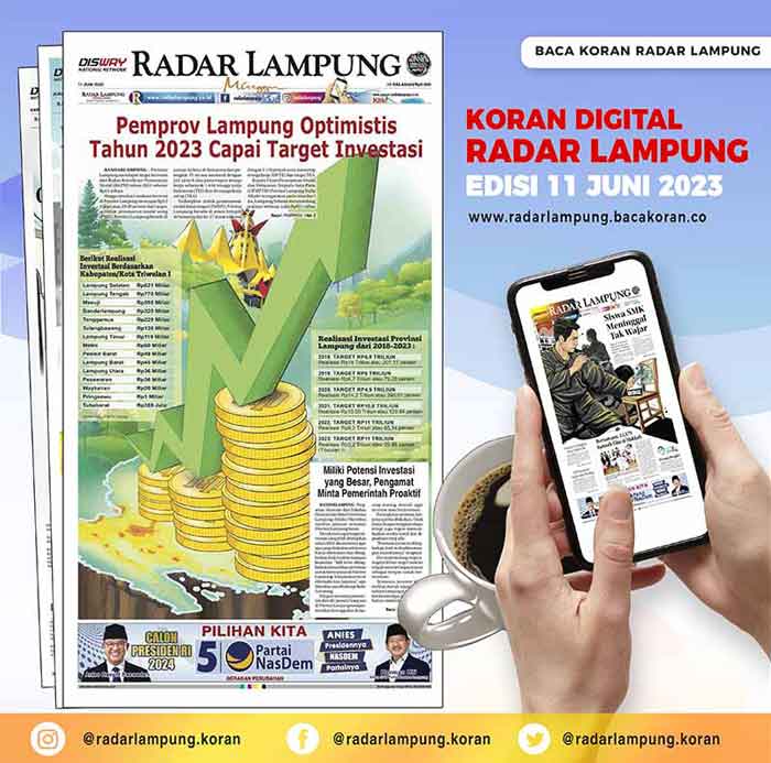 Baca Koran Radar Lampung Edisi 11 Juni 2023