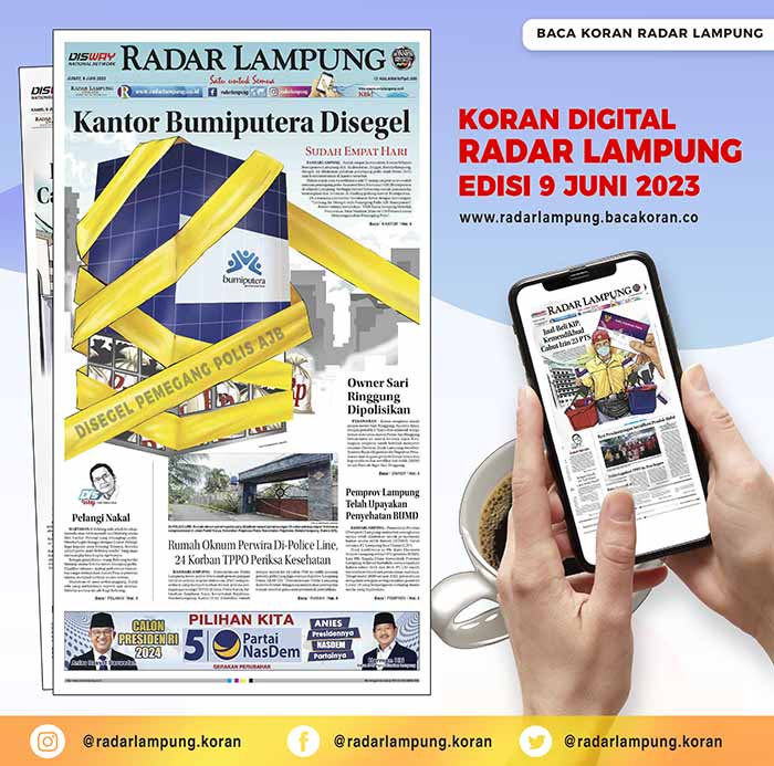 Baca Koran Radar Lampung Edisi 09 Juni 2023