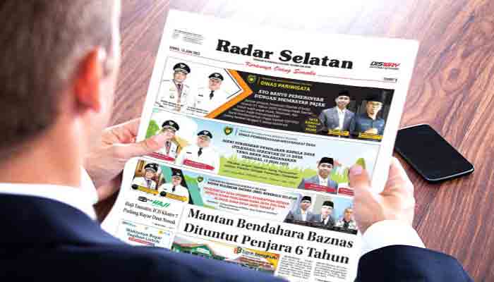 Koran Hybrid Pertama di Indonesia Baca Radar Selatan Edisi 11 Juli 2023