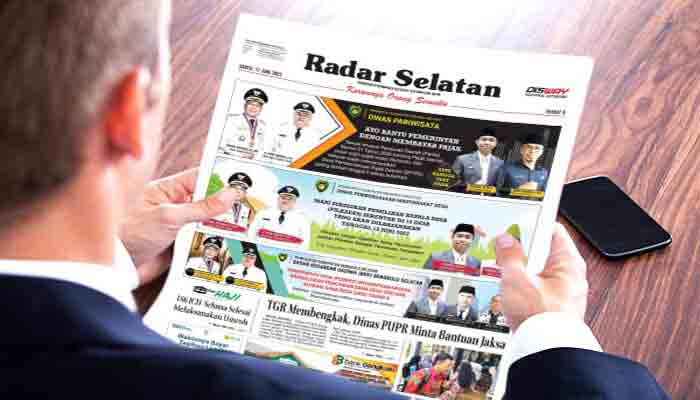 Koran Hybrid Pertama di Indonesia Baca Radar Selatan, Edisi Selas 18 Juli 2023