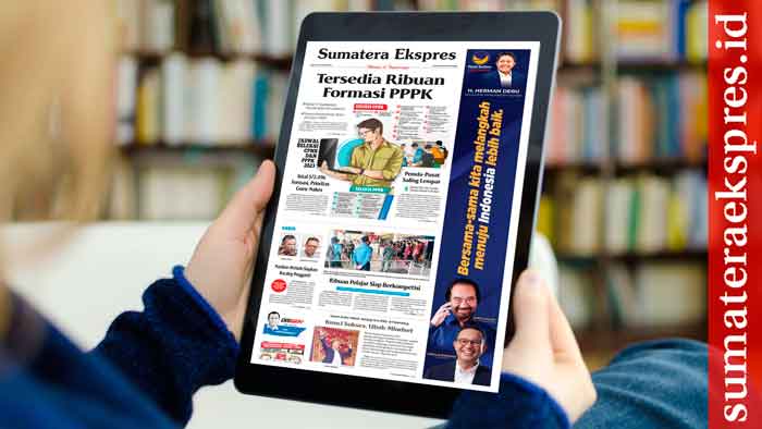 Koran Sumatera Ekspres Edisi, Senin 11  September 2023