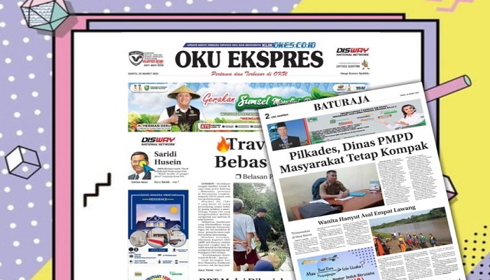 Koran Hybrid Pertama di Indonesia Baca Oku Ekspres Edisi Minggu 16 Juli 2023