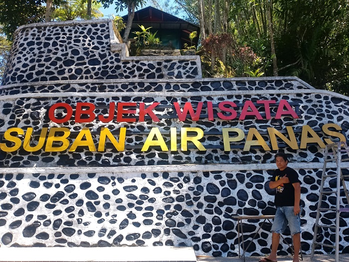 Jelang Lebaran, Objek Wisata Suban Air Panas Mulai Bersolek