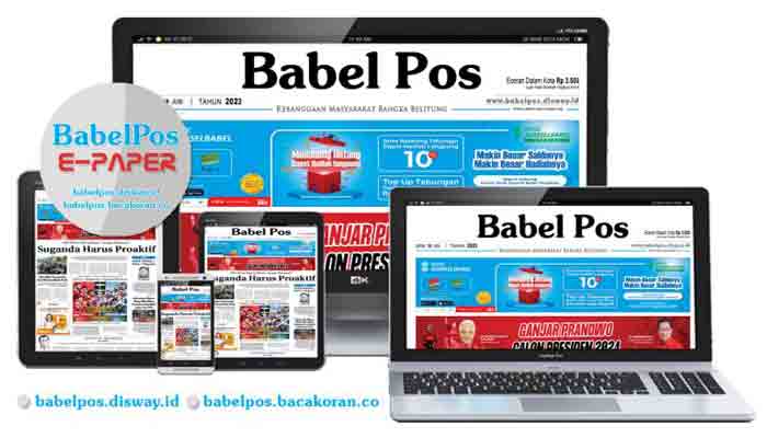 Koran Hybrid Pertama di Indonesia Baca Babel Pos Edisi 11 Juli 2023