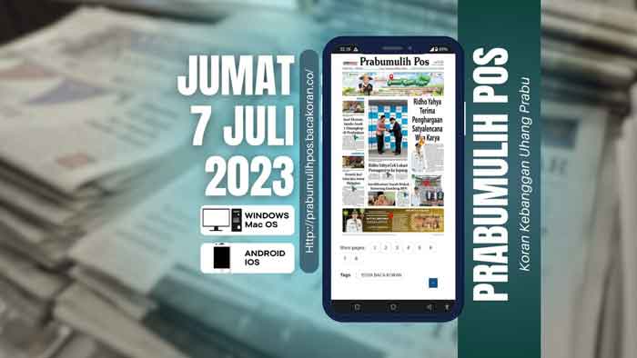 Koran Hybrid Pertama di Indonesia Baca Prabumulih Pos Edisi 07 Juli 2023