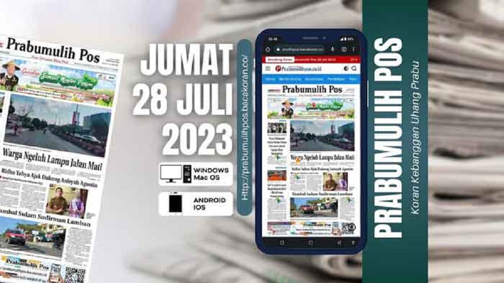 Koran Prabumulih Pos Edisi, Jum’at 28 Juli 2023